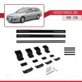 Nissan Primera 2 (W11) Traveller 1998-2001 Arası ile Uyumlu BASIC Model Ara Atkı Tavan Barı Siyah 2 Adet