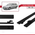Nissan Primera 2 (W11) Traveller 1998-2001 Arası ile Uyumlu BASIC Model Ara Atkı Tavan Barı Siyah 2 Adet