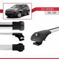 Jeep Cherokee 5 (KL) 2014-2023 Arası ile Uyumlu ACE-1 Ara Atkı Tavan Barı Gri 2 Adet
