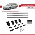Nissan Primera 2 (W11) Traveller 1998-2001 Arası ile Uyumlu BASIC Model Ara Atkı Tavan Barı Gri 2 Adet