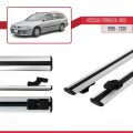Nissan Primera 2 (W11) Traveller 1998-2001 Arası ile Uyumlu BASIC Model Ara Atkı Tavan Barı Gri 2 Adet