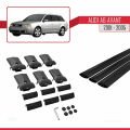 Audi A6 Avant 2001-2005 Arası ile Uyumlu FLY Model Ara Atkı Tavan Barı Siyah 3 Adet