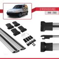 Citroen Berlingo (M49) 1996-2003 Arası ile Uyumlu FLY Model Ara Atkı Tavan Barı Gri 2 Adet