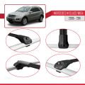 Mercedes M Class 2 (W164) 2005-2011 Arası ile Uyumlu ACE-1 Ara Atkı Tavan Barı Siyah 3 Adet