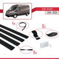 Ford Transit 2014 ve Sonrası ile Uyumlu BASIC Model Ara Atkı Tavan Barı Siyah 4 Adet