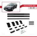 Nissan Primera (W10) Traveller 1991-1997 Arası ile Uyumlu BASIC Model Ara Atkı Tavan Barı Siyah 2 Adet