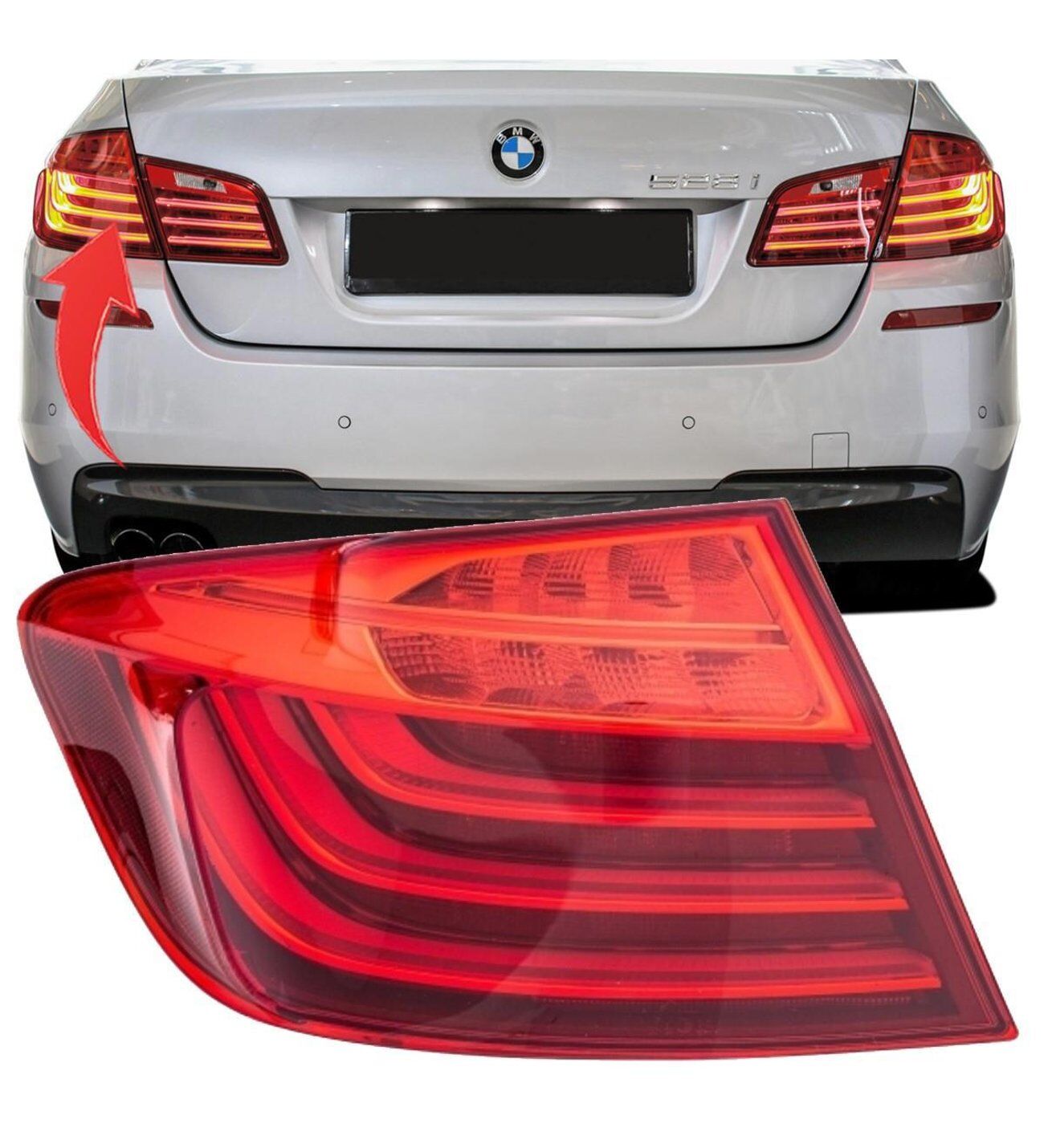 BMW 5 Serisi F10 LCI Sol Dış Stop Lambası