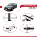 Nissan Primera (W10) Traveller 1991-1997 Arası ile Uyumlu BASIC Model Ara Atkı Tavan Barı Gri 2 Adet