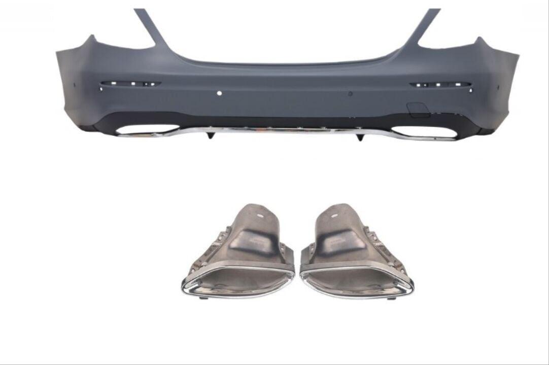 Mercedes W213 E Serisi Uyumlu Oem Amg Arka Tampon&Egzoz