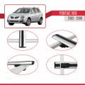 Pontiac Vibe 2003-2008 Arası ile Uyumlu BASIC Model Ara Atkı Tavan Barı Gri 3 Adet