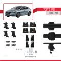 Volvo V40 Post-Facelift 2016-2019 Arası ile Uyumlu ACE-4 Ara Atkı Tavan Barı Siyah 2 Adet