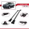 Chevrolet Tahoe 3 2007-2014 Arası ile Uyumlu FLY Model Ara Atkı Tavan Barı Gri 2 Adet