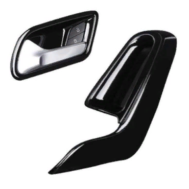 Mercedes W177 A Serisi 2019+ Uyumlu Yedek Parça Kapı Kolçak Kaplama - Piano Black