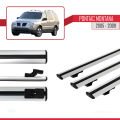 Pontiac Montana 2005-2009 Arası ile Uyumlu BASIC Model Ara Atkı Tavan Barı Gri 3 Adet