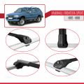 Vauxhall Frontera Sport 1992-1998 Arası ile Uyumlu ACE-1 Ara Atkı Tavan Barı Siyah 2 Adet
