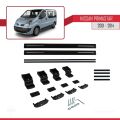 Nissan Primastar 2001-2014 Arası ile Uyumlu BASIC Model Ara Atkı Tavan Barı Siyah 2 Adet