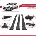 Renault Clio 4 ST 2013-2020 Arası ile Uyumlu FLY Model Ara Atkı Tavan Barı Siyah 3 Adet