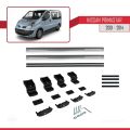 Nissan Primastar 2001-2014 Arası ile Uyumlu BASIC Model Ara Atkı Tavan Barı Gri 2 Adet