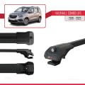 Vauxhall Combo E Life 2019-2022 Arası ile Uyumlu ACE-1 Ara Atkı Tavan Barı Siyah 2 Adet