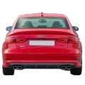 Audi A3 2015 Uyumlu Yedek Parça Sedan İnce Tip Spoiler Boyalı