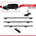 Toyota 4Runner 2003-2009 Arası ile Uyumlu BASIC Model Ara Atkı Tavan Barı Siyah 3 Adet