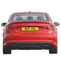 Audi A3 2015 Uyumlu Yedek Parça Sedan Difüzör Boyalı