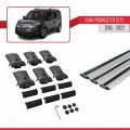Ram Promaster City (636) 2015-2022 Arası ile Uyumlu FLY Model Ara Atkı Tavan Barı Gri 3 Adet