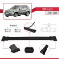 BMW X5 (E53) 2000-2006 Arası ile Uyumlu FLY Model Ara Atkı Tavan Barı Siyah 2 Adet