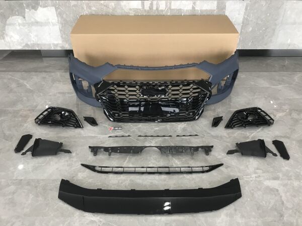 Audi A5 2021 RS5 Stil Ön Tampon Panjur Seti