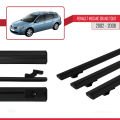 Renault Megane Grand Tour 2002-2008 Arası ile Uyumlu BASIC Model Ara Atkı Tavan Barı Siyah 3 Adet