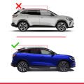 Renault Austral (RHN) 2022 ve Sonrası ile Uyumlu HOOK Model Ara Atkı Tavan Barı Siyah 2 Adet