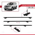 Nissan Pathfinder 3 (R51) 2004-2012 Arası ile Uyumlu BASIC Model Ara Atkı Tavan Barı Siyah 2 Adet