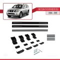 Nissan Pathfinder 3 (R51) 2004-2012 Arası ile Uyumlu BASIC Model Ara Atkı Tavan Barı Siyah 2 Adet
