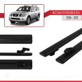 Nissan Pathfinder 3 (R51) 2004-2012 Arası ile Uyumlu BASIC Model Ara Atkı Tavan Barı Siyah 2 Adet
