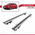 A3 (8V) Sportback 2013-2020 Arası ile Uyumlu HOOK Model Ara Atkı Tavan Barı Gri 2 Adet