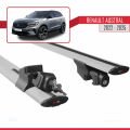 Renault Austral (RHN) 2022 ve Sonrası ile Uyumlu HOOK Model Ara Atkı Tavan Barı Gri 2 Adet