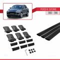 Porsche Cayenne (9PA) 2003-2010 Arası ile Uyumlu FLY Model Ara Atkı Tavan Barı Siyah 3 Adet