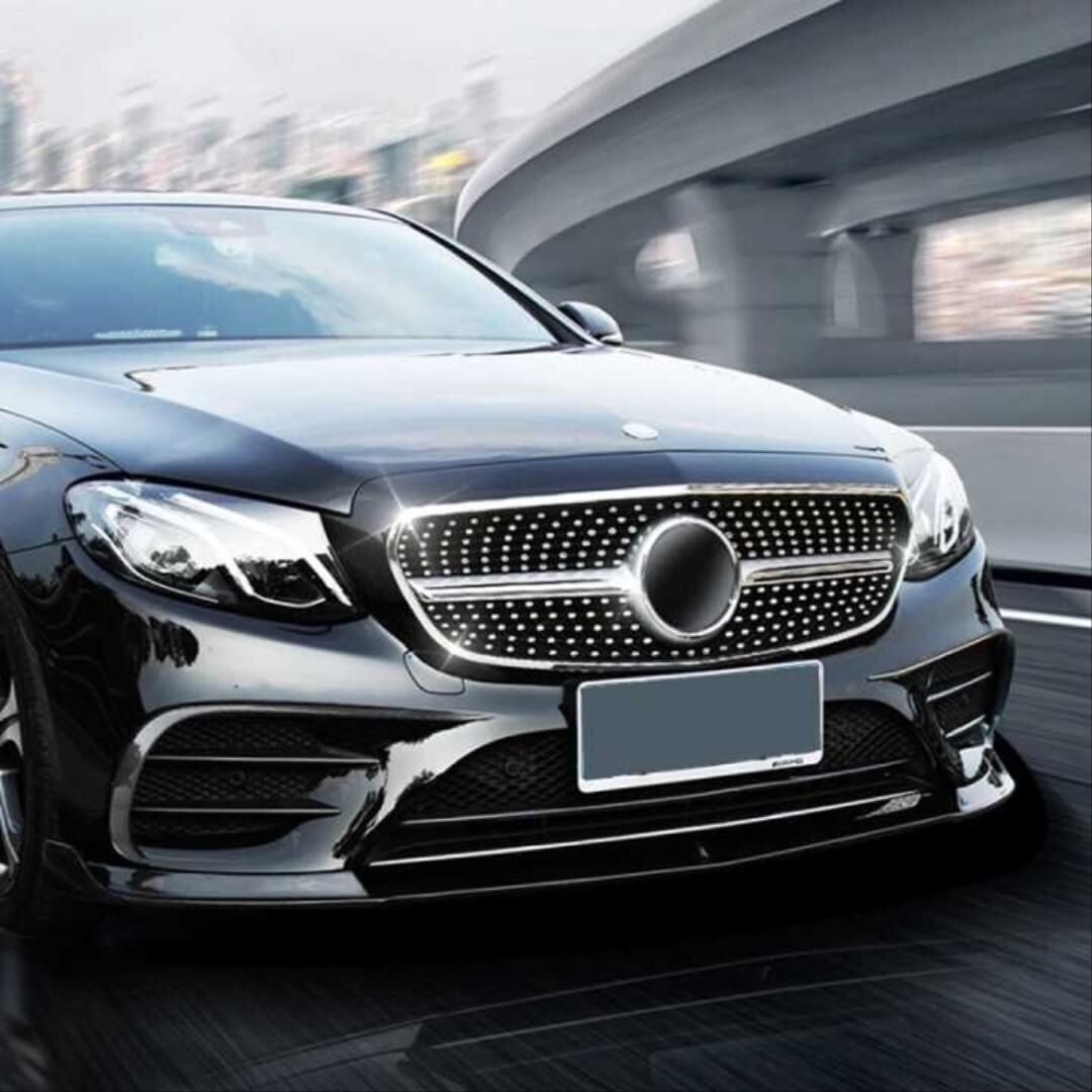 Mercedes W213 E Serisi (2016-2019) Arası Uyumlu E & C238 Coupe  İçin E63 Ön Tampon Bıçakları