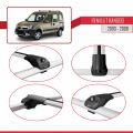 Renault Kangoo (X76) Post-Facelift 2003-2008 Arası ile Uyumlu ACE-1 Ara Atkı Tavan Barı Gri 3 Adet