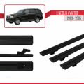 Lincoln Aviator 2003-2005 Arası ile Uyumlu BASIC Model Ara Atkı Tavan Barı Siyah 3 Adet
