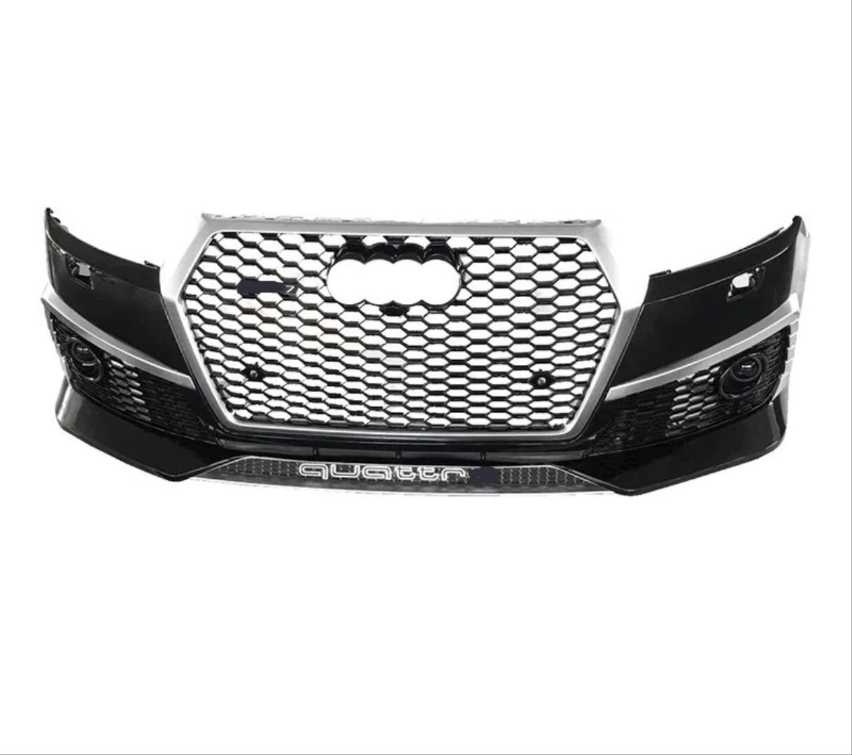 Audi Q7 2015-2018 Uyumlu ( RSQ7 ) Ön Tampon / Panjur Set