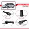 VW Golf Mk6 Wagon 2010-2014 Arası ile Uyumlu ACE-1 Ara Atkı Tavan Barı Siyah 3 Adet