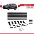 Lexus LX 570 2008-2015 Arası ile Uyumlu BASIC Model Ara Atkı Tavan Barı Siyah 3 Adet