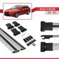 Mazda 6 Wagon 2012-2024 Arası ile Uyumlu FLY Model Ara Atkı Tavan Barı Gri 2 Adet