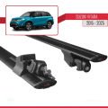 Suzuki Vitara 2015 ve Sonrası ile Uyumlu HOOK Model Ara Atkı Tavan Barı Siyah 2 Adet
