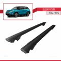 Suzuki Vitara 2015 ve Sonrası ile Uyumlu HOOK Model Ara Atkı Tavan Barı Siyah 2 Adet