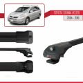 Toyota Sienna 2 (XL20) 2004-2010 Arası ile Uyumlu ACE-1 Ara Atkı Tavan Barı Siyah 2 Adet