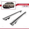 Volkswagen Sharan 2 (7N) 2010-2022 Arası ile Uyumlu HOOK Model Ara Atkı Tavan Barı Gri 2 Adet