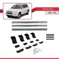 Toyota RAV4 III (XA30) 2006-2012 Arası ile Uyumlu BASIC Model Ara Atkı Tavan Barı Gri 2 Adet