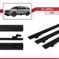 Kia Carnival 2025 ve Sonrası ile Uyumlu BASIC Model Ara Atkı Tavan Barı Siyah 3 Adet